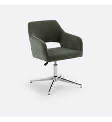Fauteuil de bureau tissu velours La Redoute Interieurs