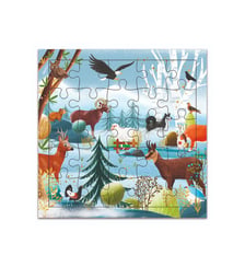 Carte Puzzle Animaux Des Montagnes Cartesdart