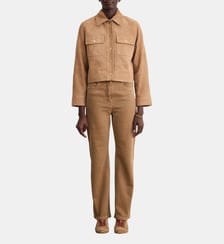 Blouson en cuir velours - JENNA Pablo