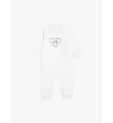 grenouillère blanche en molleton de coton le petit b.b. Agnès b.
