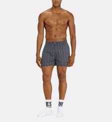 Lot de trois boxers en coton unis et imprimé all-over DSL Diesel