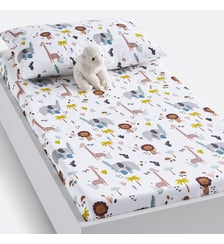 Drap-housse bébé coton bio bonnet 17 cm La Redoute Interieurs