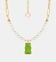 Collier à maillons avec Ours d'or vert Thomas Sabo