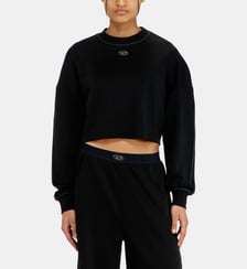 Crop top en scuba stretch léger Diesel