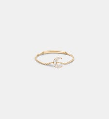 Magic touch bague chaîne lune Djula