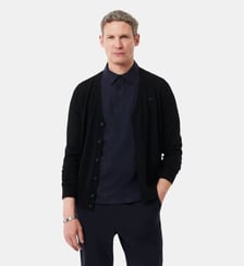 Cardigan en laine mérinos Lacoste