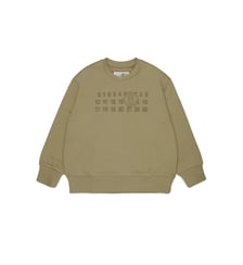 Sweat-shirt col rond avec logo MM6 Maison Margiela