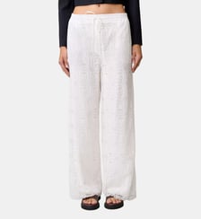 Pantalon fluide avec dentelle Claudie Pierlot