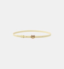 Fine ceinture avec boucle love birds 1 cm Pinko