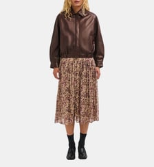 Blouson en cuir vieilli - PARIS Pablo