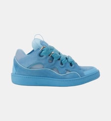 Sneakers Curbs En Suede Monocolor Lanvin
