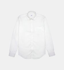 Chemise manches longues en coton avec poche poitrine Serge Blanco