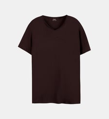 Tee-shirt col V L'Essentiel Ikks