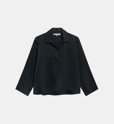 Blouse satinée à col chemise - LOREA Gerard Darel
