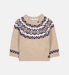 Pull - Sable laine jacquard Tartine Et Chocolat
