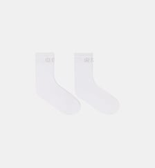 Chaussettes pointelles à perles Maje