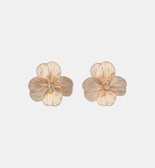 Boucles d'oreilles clips - fleurs en filigrane dorées Balaboosté