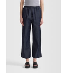 pantalon Vietnam bleu marine Agnès b.