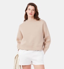 Sweatshirt oversize jersey double face Lacoste