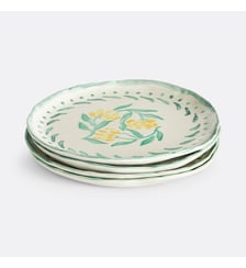 Lot de 4 assiettes plates en grès La Redoute Interieurs