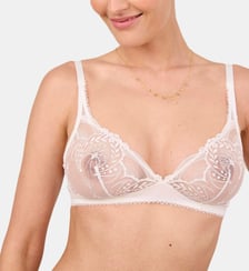 Soutien-gorge triangle sans armatures Poésie lys Maison Lejaby