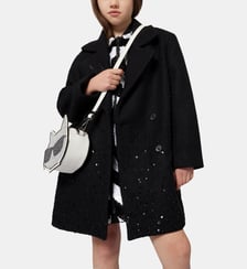 Manteau avec fermetures boutonnées Karl Lagerfeld Kids