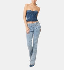 Jean évasé taille basse Guess