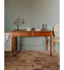 Grande table à manger en bois Romy N°636- Produit chiné Debongout