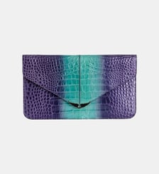 Pochette Borderline Embossée Métallisée Zadig&Voltaire