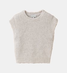 Pull sans manches  laine et alpaga Cyrillus