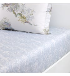 Drap housse en percale de coton Yves Delorme