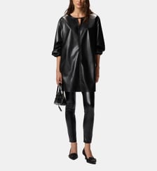 Robe courte effet cuir Pinko