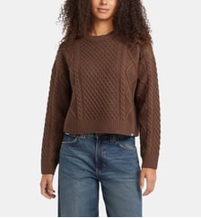 Pull droit torsadé Guess Jeans