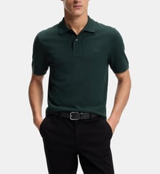 Polo droit fermeture boutonnée BOSS
