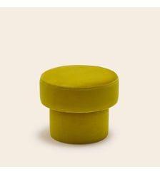 Pouf POPPIE  Tapissé en 100% laine chinée Nerio Madura