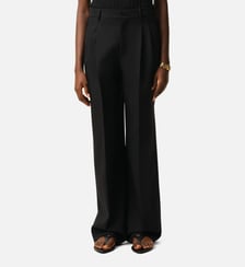 Pantalon Large Taille Basse en Laine Vierge AMI Paris