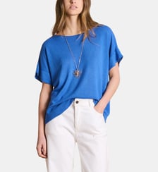 Pull en maille fine encolure bateau La Fée Maraboutée