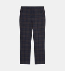 Pantalon droit élastiqué à carreaux - MISA Gerard Darel