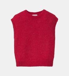 Pull sans manches  laine et alpaga Cyrillus