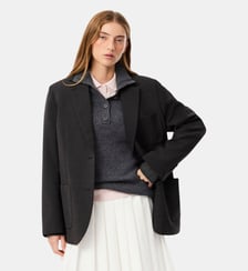 Blazer laine mélangée Lacoste
