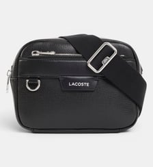 Mini sac reporter Ossian en cuir Lacoste