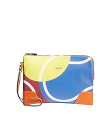 Pochette signature à motif Lancel