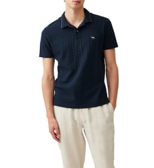 Polo slim uni en coton manches courtes Glen Albyn Rodd & Gunn