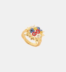 Bague cocktail bouquet de fleurs Les Néréides