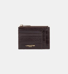 Porte-carte effet crocodile signature Lancaster
