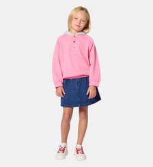 Jupe en denim Kenzo Kids