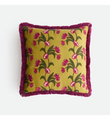Housse de coussin coton, 45 x 45 cm, brodée La Redoute Interieurs