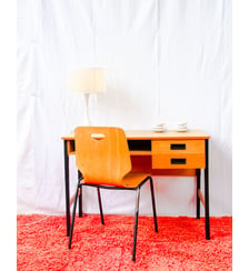 Bureau en chêne Yvan N°590 - Produit chiné Debongout