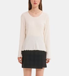T-shirt dentelle en coton et modal - BELINA Pablo