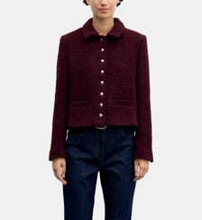Veste en tweed à boutons dorés - JULIE Gerard Darel